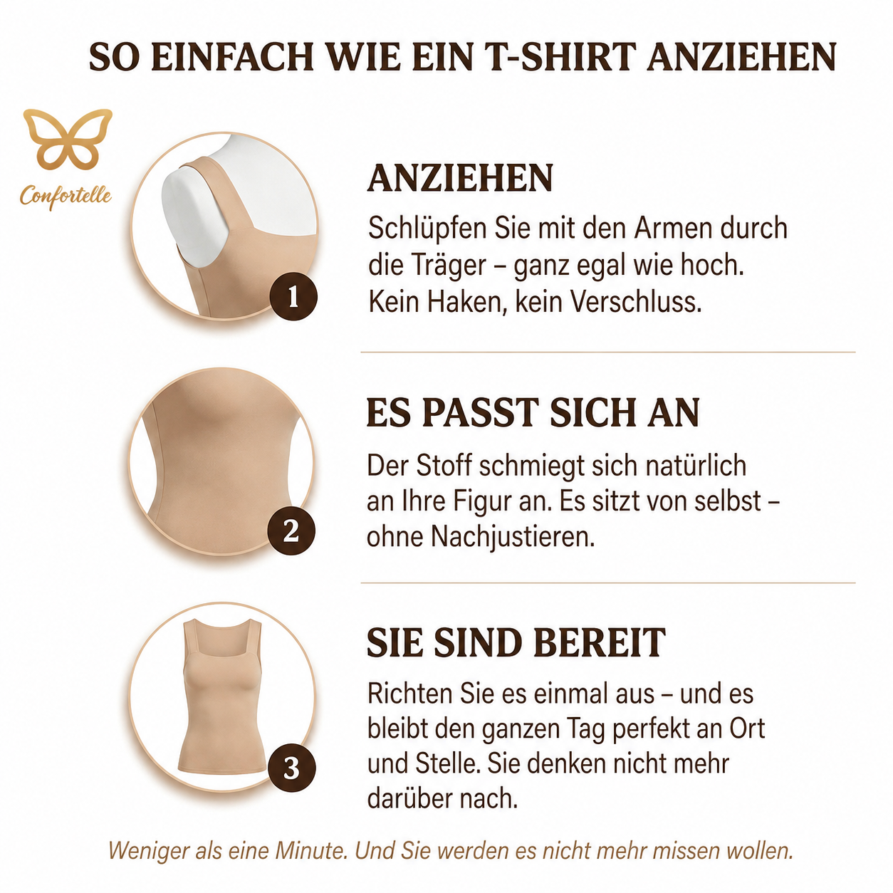 Komfort-Tanktop mit integriertem BH