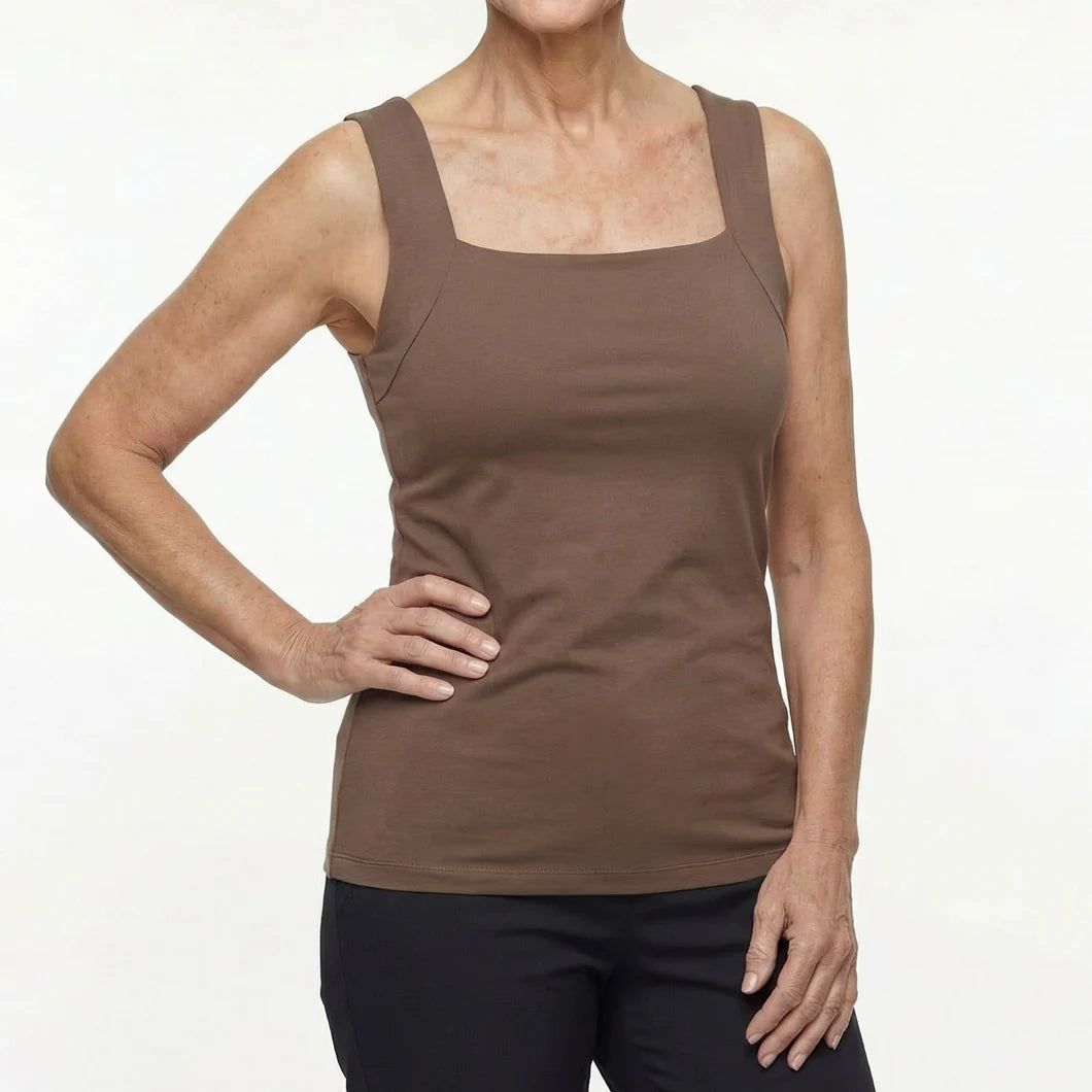 Komfort-Tanktop mit integriertem BH